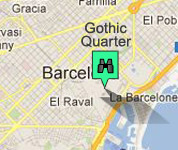 Click for map of Gothic Quarter hotels