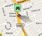 Click for map of Oxford Street hotels