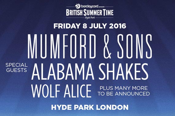 Mumford and Sons at Hyde Park