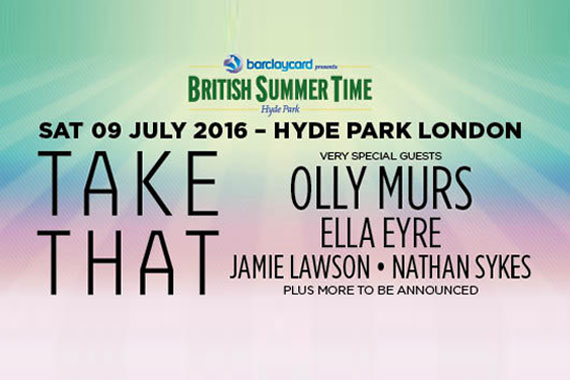 Take That at Hyde Park