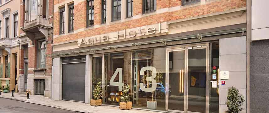 Aqua Hotel Brussels Entrance