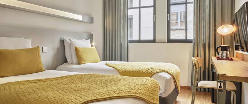 Aqua Hotel Brussels Twin Beds