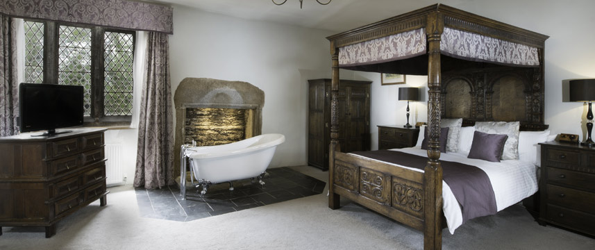 Boringdon Hall Hotel and Spa - Four Poster Room