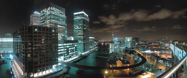 Britannia International Hotel Docklands Skyline