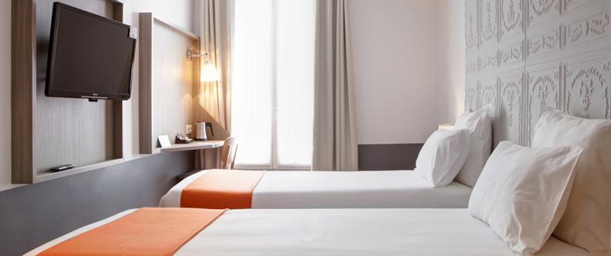 Contact Hotel Hotel Alize Montmartre Twin Bedroom