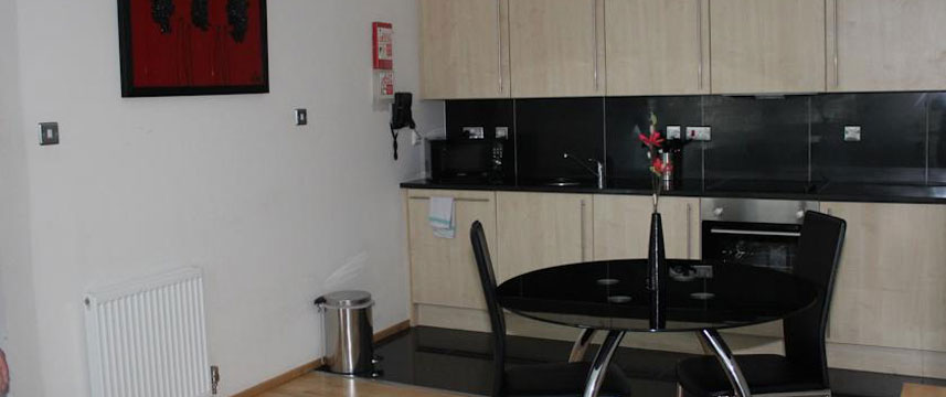 Glasgow Lofts - Apt Kitchen Area