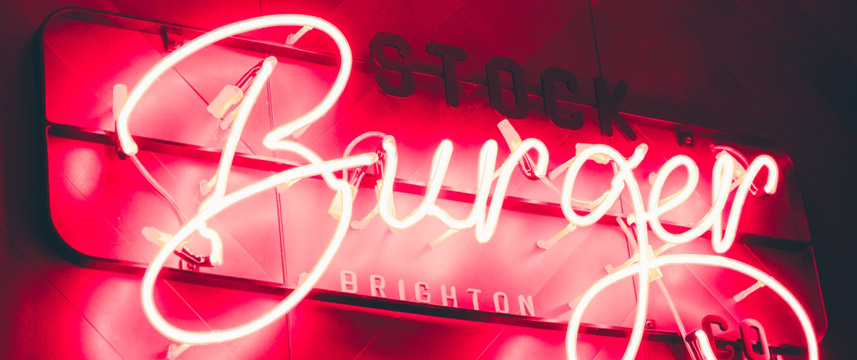 Holiday Inn Brighton Seafront - Stock Burger Sign