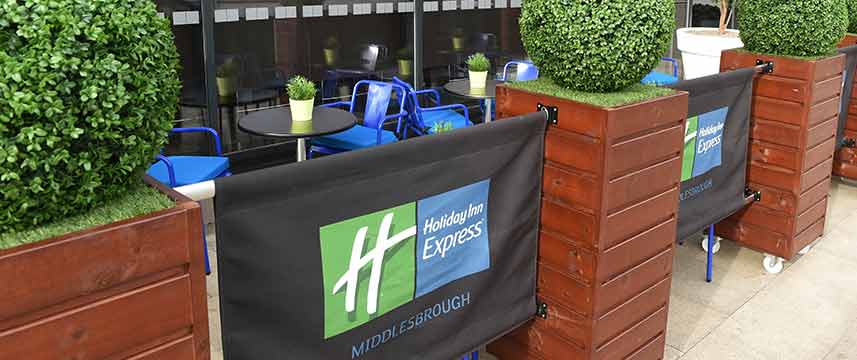 Holiday Inn Express Middlesbrough Outside Seating