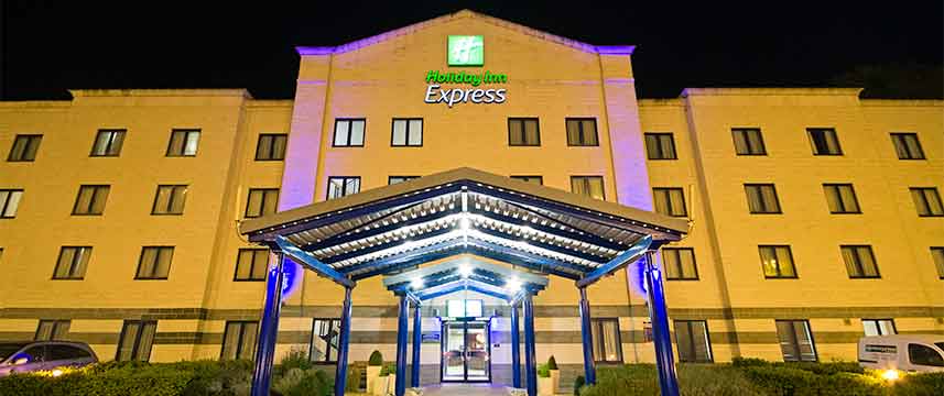 Holiday Inn Express Poole - Entrance Night
