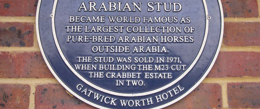 Holiday Inn Gatwick Worth Plaque