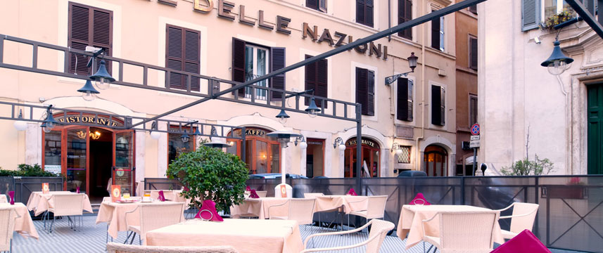 Hotel Delle Nazioni - Exterior Terrace