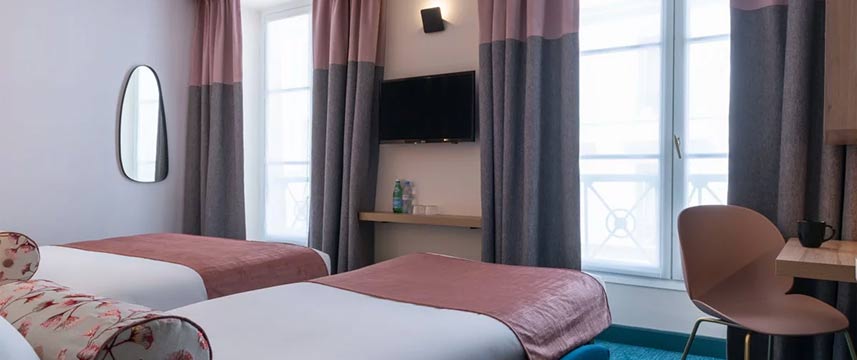 Leonardo Boutique Paris Opera Twin Beds