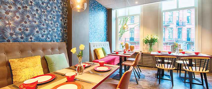 Leonardo Hotel Amsterdam City Centre - Breakfast Tables