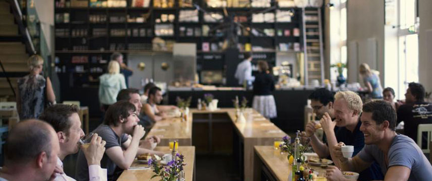 Lloyd Hotel Cultural Embassy Restaurant Area