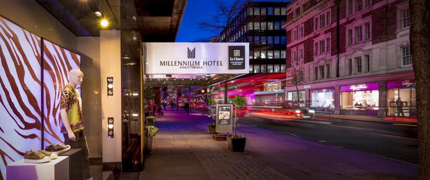 Millennium Knightsbridge - Exterior Facade Night