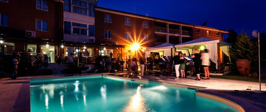Ostia Antica Park Hotel - Pool Night