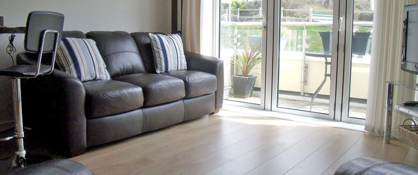 Porth Beach House - Living Room