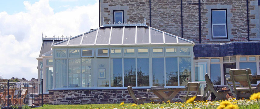 Porth Veor Manor Hotel Conservatory
