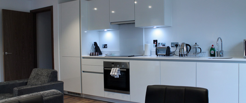 Shoreditch Square Apartments - Kitchen