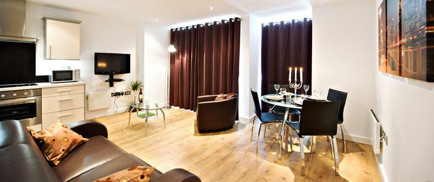 StayManchester Laystall Apartments - Living Area