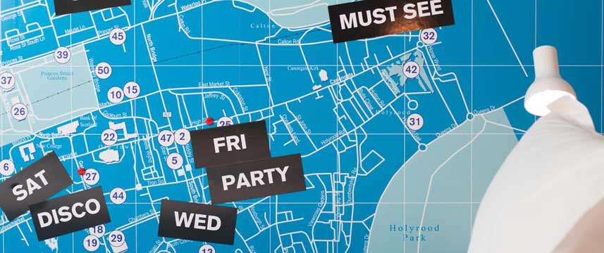 The Grassmarket Hotel - Room Map