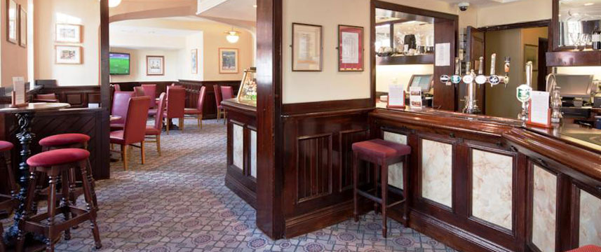 The Plough and Harrow Hotel Bar Area
