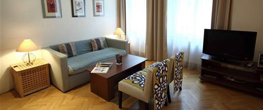 Theatre Residence Apartments - Living Room