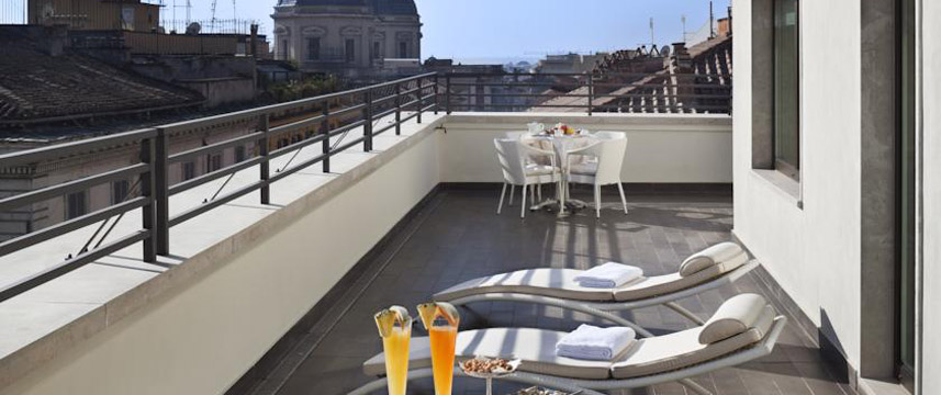 UNA Hotel Roma - Terrace
