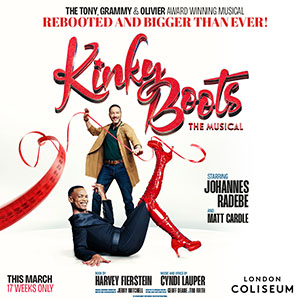 Kinky Boots The Musical tickets and hotel